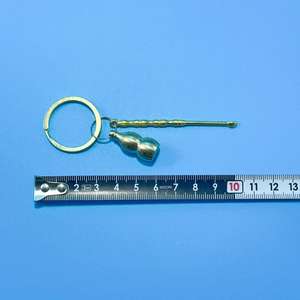 Colgante de llavero con forma de calabaza, colgante de llavero metálico para coche, fuente de productos para tiendas de 1 yuan y 2 yuan. - Product Image 5