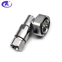 Connecteur mâle DIN 7/16 à angle droit pour câble coaxial RF Superflex de 1/2 pouce