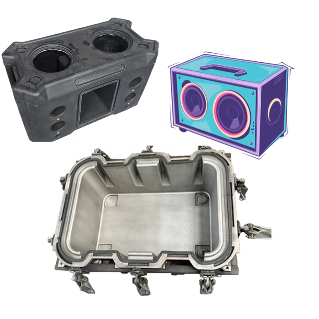 Custom Rotomolded Aluminum/Plastic HDPE IP54+ Waterproof Freeze-Resistant Speaker Enclosure | Outdoor Audio Housing OEM Factory