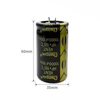 100V10000UF amplificateur de puissance longue durée filtre de fièvre audio nouveau volume de condensateur électrolytique cornet 35X60mm