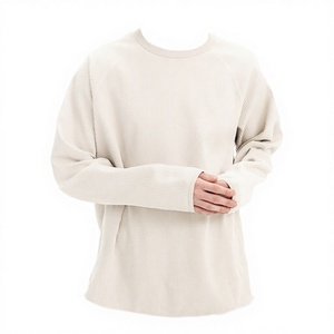 Camiseta térmica de manga larga para hombre, diseño estampado, tejido gofrado, corte holgado, secado rápido y transpirable, personalizable - Product Image 2