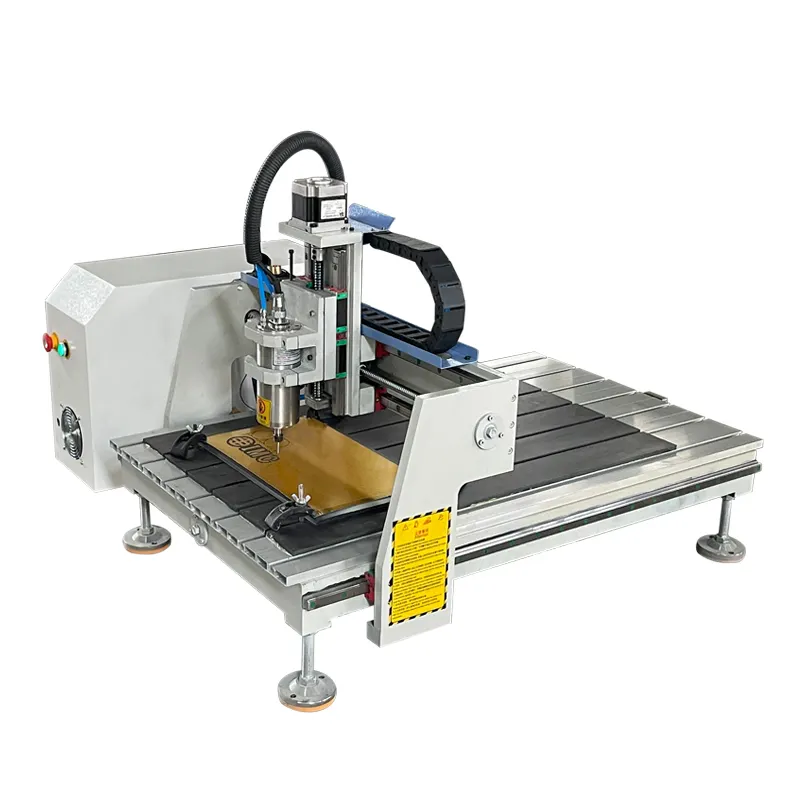 Desktop High precision mini machine 3d advertising CNC router 6090 Cutting Milling for Aluminum Wood Acrylic pcb MDF Plywood