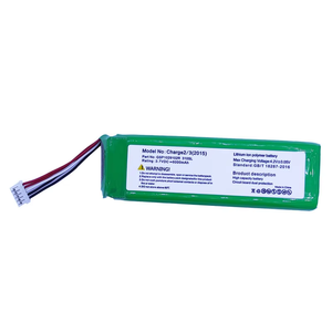 Laden Sie 3 Lithium-Batterie Großhandels preis Starke Leistung 3,7 V 6000mAh Lithium Batt für JBL Charge3 2015 Charge2 Bluetooth-Lautsprecher - Product Image 2