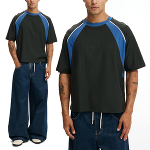 T-shirt unisexe KingSen OEM en coton 100% à col rond, imprimé numérique, style streetwear délavé à l'acide, 250g, pour hommes et femmes - Product Image 1