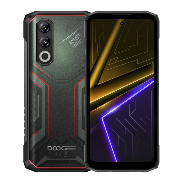 DOOGEE Blade20 Max Rugged Phone 36GB RAM 1TB Storage 11800mAh Battery 64MP AI Camera 20MP Night Vision Android 15 NFC LTE/GSM