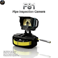 Caméra d'inspection de canalisation FORBEST de haute qualité 1080P IP68 F81 avec câble de poussée de 30 m et garantie d'un an pour la détection des canalisations d'égout