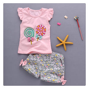 Vestido de Flores a la Moda para Bebés Niñas, Ropa de Verano para Niños al por Mayor - Product Image 1
