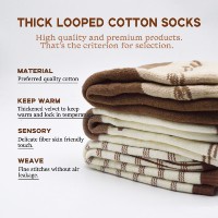 Chaussettes en coton épais fantaisie en gros, chaussettes de sport à boucle, chaussettes décontractées à la mode pour la maison, chaussettes mi-longues pour adolescents