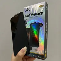 10 pièces 360 °   Film de protection d'écran en verre trempé anti-statique ESD pour iPhone 17 Air 16 Pro Max 16E 15 Plus 14 13 12 11 XS