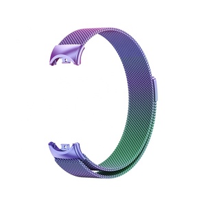 Boucle magnétique milanaise pour Xiaomi Smart Band <span class=keywords><strong>8</strong></span>-NFC Strap Sport <span class=keywords><strong>Bracelet</strong></span> en acier inoxydable Remplacement Mi Band <span class=keywords><strong>8</strong></span> <span class=keywords><strong>Bracelet</strong></span> - Product Image 6