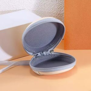 Étui à lunettes pliable ZT blanc en EVA, étui à lunettes rond portable, design solide printemps 2023 - Product Image 3