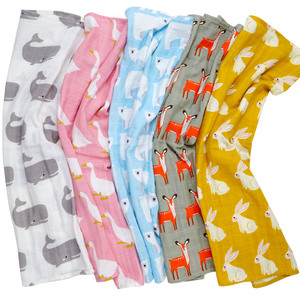 Hotting 60X60 "Doux Nouveau-Né En <span class=keywords><strong>Coton</strong></span> <span class=keywords><strong>Mousseline</strong></span> Bébé Couverture De Langes - Product Image 1