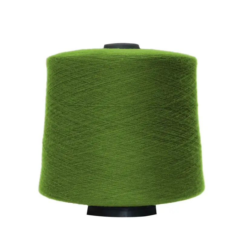 Sợi Bông Tái Chế Sợi Tốt Nhất Ren Trọng Lượng Lông Như Sợi Cashmere Vớ Lõi Spun Sợi Ring Spun Super Wash