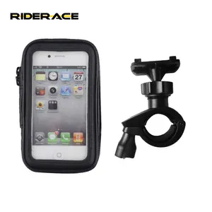 RIDERACE 자전거 전화 가방 방수 핸들 바 자전거 마운트 홀러 범용 케이스 휴대 전화 GPS MTB 도로 자전거 탑 튜브 가방