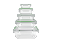 Boîtes personnalisées, pot de conservation en verre, verre borosilicate de haute qualité, récipient de conservation alimentaire sous vide avec couvercles en silicone