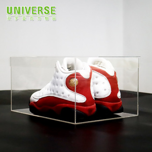 UNIS Factory Custom acrylic shoe storage box Clear sneakers box display acrylic shoe box