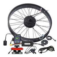Kit de Conversion de vélo Ebike de haut rang vélo électrique 500w 1000w moteur de moyeu Kit de vélo électrique Ebike avec batterie en option