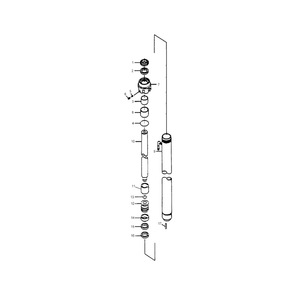 Doosan Daewoo กระบอกยก A30175138เหล็กสองชั้นสำหรับ D25G D20G D30G รถยกดีเซล - Product Image 1