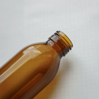Bouteilles en verre ambré pour sirop médicinal de 30 ml, 100 ml, 120 ml, avec bouchon à vis, impression sérigraphique, vides
