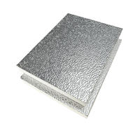 Panneau de conduit pré-isolé en PU à faible coefficient de conductivité thermique, panneau isolant PUR, feuille de mousse rigide, panneau de conduit en aluminium
