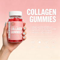Bonbons gélifiés au collagène saveur fraise, biotine, vitamine C, complément pour éclaircir la peau, les cheveux et les ongles, gommes pour les soins capillaires