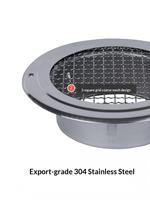 Grille d'aération en acier inoxydable 304, grande grille d'évacuation à mailles larges pour l'aération de l'air frais dans la cuisine et la salle de bain
