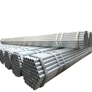 Tubo de aço galvanizado DN50 2 polegadas por mergulho a quente/tubo de aço galvanizado tubo de aço galvanizado para estrutura de estufa