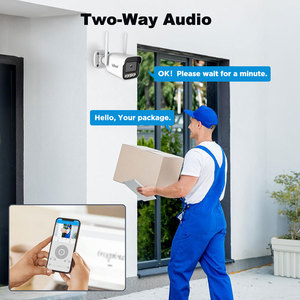 Kit Perekam Kamera Keamanan Nirkabel <span class=keywords><strong>WiFi</strong></span> 4-kanal HD 5MP dengan Layar Sentuh 10,1 inci dan Penglihatan Malam Berwarna - Product Image 3