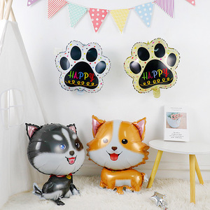 Ballon en aluminium Husky Kirky Bones pour chien de compagnie pour la décoration de fête de chien - Product Image 2