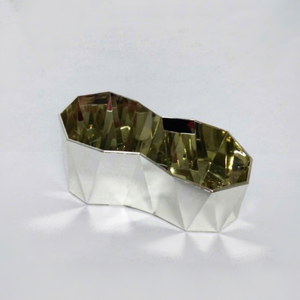 Boîtes de rangement en plastique électroplaqué or, capacité 18L, pour sel de bain d'hôtel et articles divers quotidiens - Product Image 1