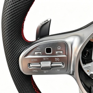Volante de Cuero Perforado Personalizado para <span class=keywords><strong>Mercedes</strong></span> <span class=keywords><strong>Benz</strong></span> E207 E211 E250 E300 S550 S560 - Product Image 5