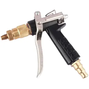 Wholesales high pressure short cooper gun spray trigger water hose jet wash spray gun for car cleaning