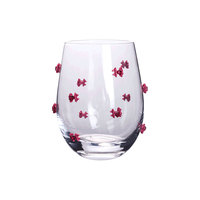 Verre à vin élégant en cristal fin à pied court, design cannelé unique, doré, pour champagne et brandy, flûtes de luxe, gobelet