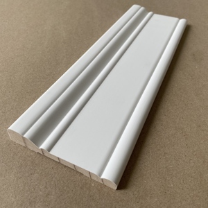 Primed ngón tay-doanh radiata thông ghế gỗ rails-5/8 "* 3 1/2" * 16 'glass & Sash hạt - Product Image 1