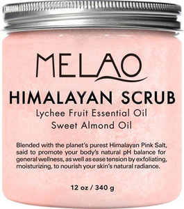 Exfoliante facial Natural <span class=keywords><strong>y</strong></span> exfoliante corporal con dulce slmond aceite de sal rosa del Himalaya exfoliante - Product Image 4