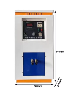 Fourneau à induction haute fréquence 220V 15KW, 2200 <span class=keywords><strong>degrés</strong></span> (3992 <span class=keywords><strong>Fahrenheit</strong></span>), machine de soudage électrique 30-100KHz, chauffage rapide - Product Image 3