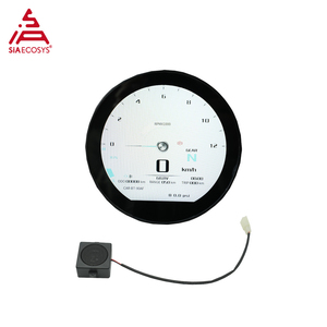 Compteur de vitesse pour moto électrique SiAECOSYS avec klaxon pour SCJ5066-1 SCJ3622-A, compteur kilométrique numérique réglable - Product Image 2