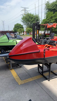 Jet Boat électrique à grande vitesse pour le karting pleine puissance avec opération facile ABS Water Entertainment Petit bateau pour le surf