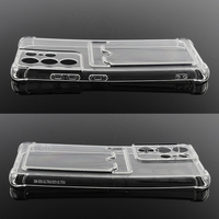 Coque pour Samsung, étui de téléphone en cartes pour Galaxy S21 Ultra 5G, S21 FE, S21 +, S21, avec coins absorbants des chocs, coque de protection arrière pour S21 FE