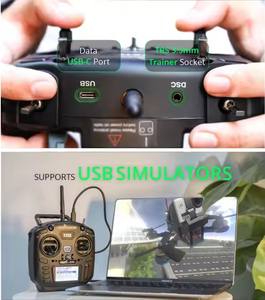 Émetteur radio numérique universel compatible RadioMaster TX12 MK II EdgeTX ELRS/CC2500/TBS CROSSFIRE pour <span class=keywords><strong>drone</strong></span> FPV RC - Product Image 4