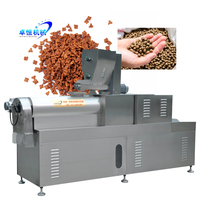 Ligne d'extrusion à double vis pour aliments pour poissons, avec mélangeur et sécheur à bande pour la production de granulés à base de farine de blé et de maïs