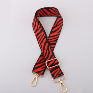 2024 New Arrival Wide Nylon Woven <strong>Pattern</strong> Woman Purse Strap Crossbody Adjustable Handbag Replacement Strap - Product Image 2
