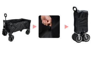 Carrito de Aluminio con Ruedas para Campamento, Picnic, Pesca, Remolque Pequeño - Personalizable OEM, Carrito con Mesa para Rollitos de Huevo - Product Image 2