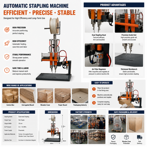 Semi-Automatic <b>Stretch</b> Loop Tagging <b>Machine</b> 60x48x100cm High Accuracy Metal Stapling Equipment for Machinery & Hardware - Product Image 4