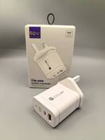 Chargeur mural ACK10 25W double port PD QC avec ports USB et Type-C pour les voyages - Adaptateur de charge rapide pour téléphones, appareils photo, écouteurs
