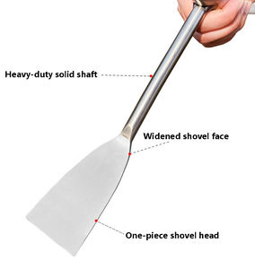 Pelle à <span class=keywords><strong>ail</strong></span> pour légumes sauvages Petite truelle pour le jardinage Plantation de légumes Désherbage Creuser le sol Outil d'extérieur - Product Image 3