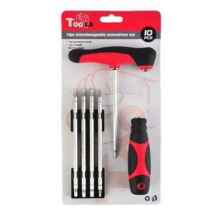 Juego de destornilladores intercambiables Toplb de 10 piezas con puntas magnéticas para herramientas de reparación doméstica - Product Image 1