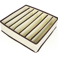Lot de 4 organiseurs pliables pour tiroirs de sous-vêtements et soutiens-gorge, boîtes de rangement pour vêtements, soutiens-gorge, foulards, cravates et chaussettes