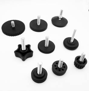 Plastic <b>Furniture</b> <b>Accessories</b> Outdoor Leveling Feet Swivel Glide Leg Saving Adjustable Injection Levelers OEM Support - Product Image 5