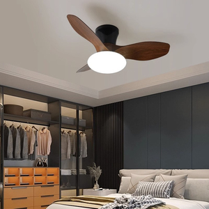 Ventilador de techo LED sólido moderno con motor AC y control remoto Color personalizado 5 años de garantía para la decoración del hogar y la sala de estar - Product Image 3